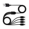 USB Type C Splitter Charging Cable 4 in 1 Multi Charging Cable USB to 4x Type C Splitter Data Sync Cord USB C Cable