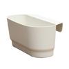 Home Space Saving Hanging Flower Pot with Water Reservoir for Indoor Outdoor Use