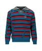 ADSB ANDERSSON BELL Stripe Jacquard Half Zip-Up Sweater Atb1331M(Blue/Red)