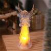 4Pcs Clear Angel LED Night Lamp Cartoon Bedsides Ornaments Creating Warm Ambients Lighting
