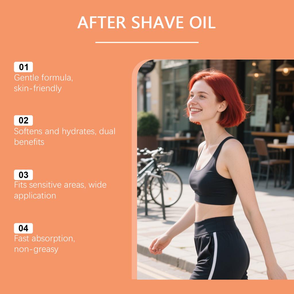 Hair Removal Soothing Oil Natural Body Oil Reduces Irritation And Soothes Redness, Moisturizing Oil, 60ml