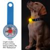 LED Dog Light Pendant USB Rechargeable IPX7 Waterproof 3 Light Modes Dog Collar Light for Pet Bag Bike