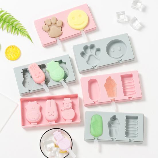 Ice Pop Maker Non-stick Easy To Clean Silicone Summer Ice Cube