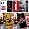 Carcasă pentru mașină sport JDM Japonia pentru OnePlus Nord 2 2T CE N10 N20 N300 OnePlus 9 Pro 10 Pro 8T 9R 9RT 10T Ace Cover