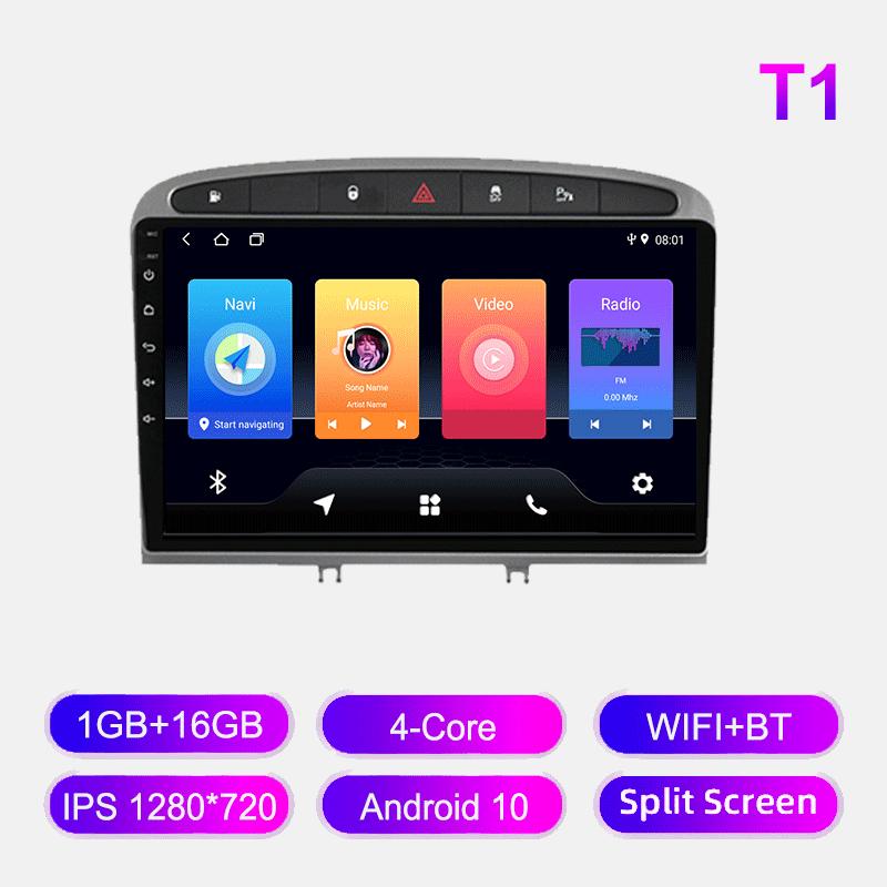 Android Car Radio For Peugeot 308 308SW 408 2010-2016 Multimedia Player Head Unit Stereo GPS Navigation BT WIFI 1+16GB
