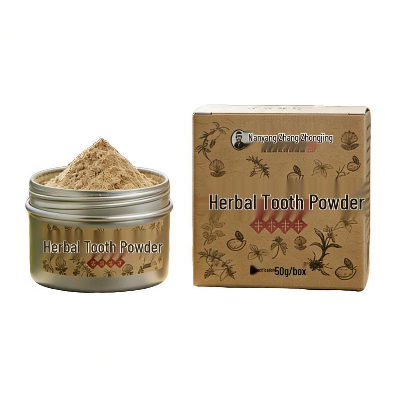 Fresh Breath Herbal Tooth Powder for Gentle Stain Removal and Tooth Strengthening