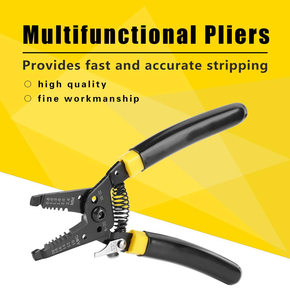 

RT7021 Многофункциональные клещи для резки кабеля, кусачки для зачистки проводов 0,8-2,6 мм AWG 1020