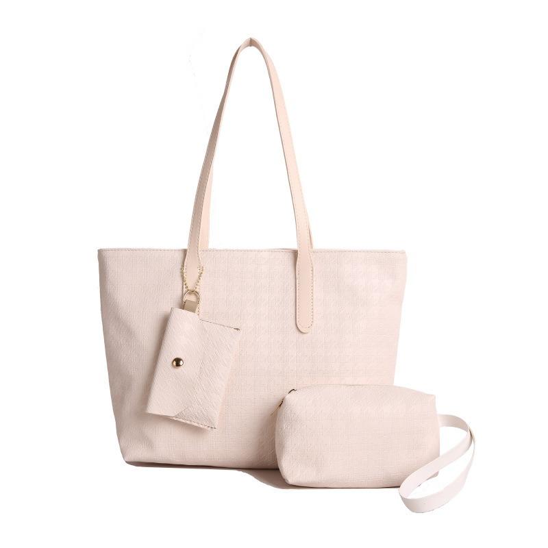Large capacity bag women's bag new simple casual commuter tote bag fashion shoulder bag handbag