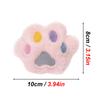 1pc Cute Paw-shaped Cat Plush Toy Coral Fleece Interactive Pet Chew Toys for Kitten Teeth Cleaning Bite Resistant Cat Pillow Toy