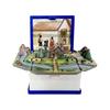 3d Pop Up Puzzle Book Keychain With Fortress Scene For Stress Relief And Creative Gift