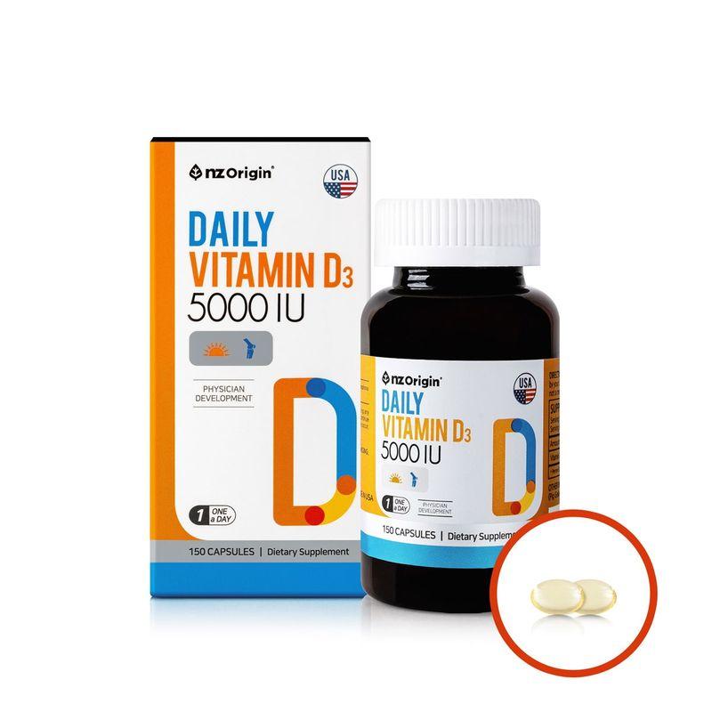 

NZ Origin Daily Vitamin D3 150mg x 150 x 2