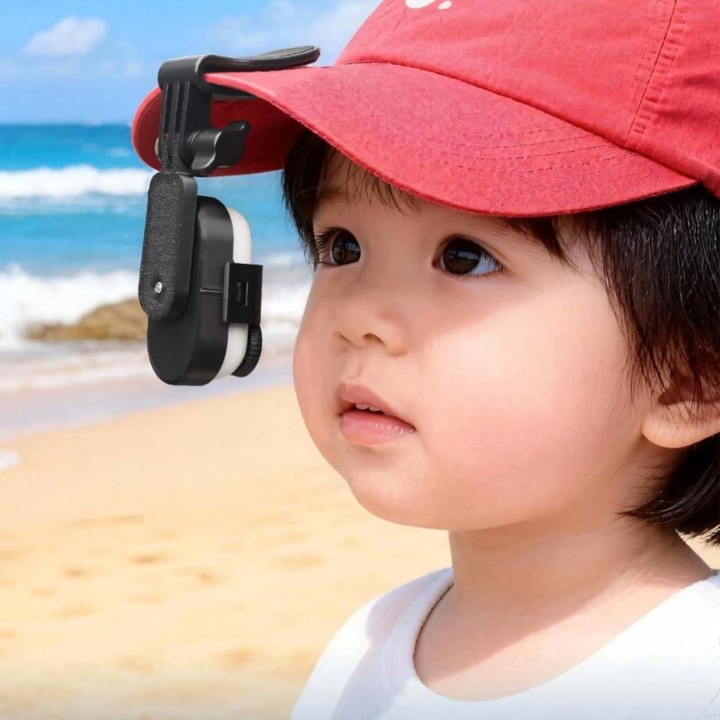 Hat Brims Clip and Wrist Straps Combo for Action Cameras Flexible Mounting First Person Handheld Filming Travel Vlogs