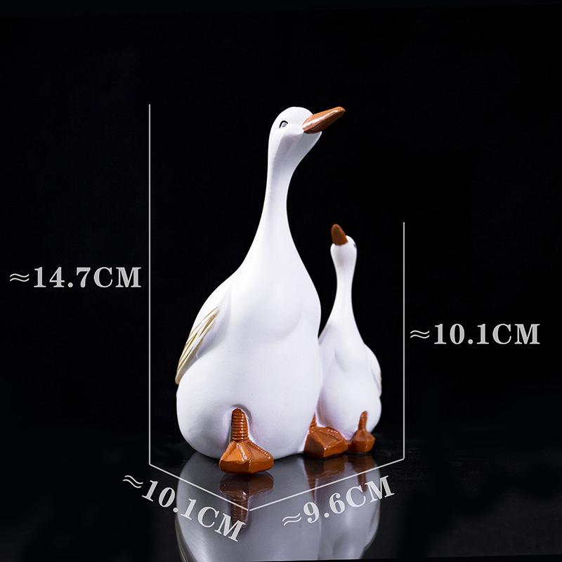 

Микроландшафтная декорация Смола Ручная работа Декорация Садовая декорация Имитация Утка Мать и дитя Украшение Двора