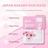 LAIKOU 3/5/10PCS Cherry Blossom Facial Mask Mud Refreshing Deep Cleaning Whitening Pore Shrinking Facial Mask Facial Skin Care Product