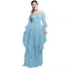 European and American Gorgeous Lace Flared Sleeve Dress Dress Vintage Gothic Dress Cosplay Ball Princess Dress
