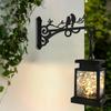 Iron Wall-Mounted Basket Hook Retro Hanging Planter Bracket Heavy Duty Hanger for Garden Patio