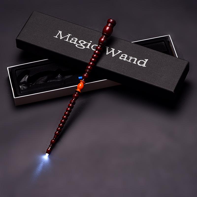 Harry Potter Magic LED Wand Set: Dumbledore & Hermione's Luminous Wands - Perfect Halloween Toy