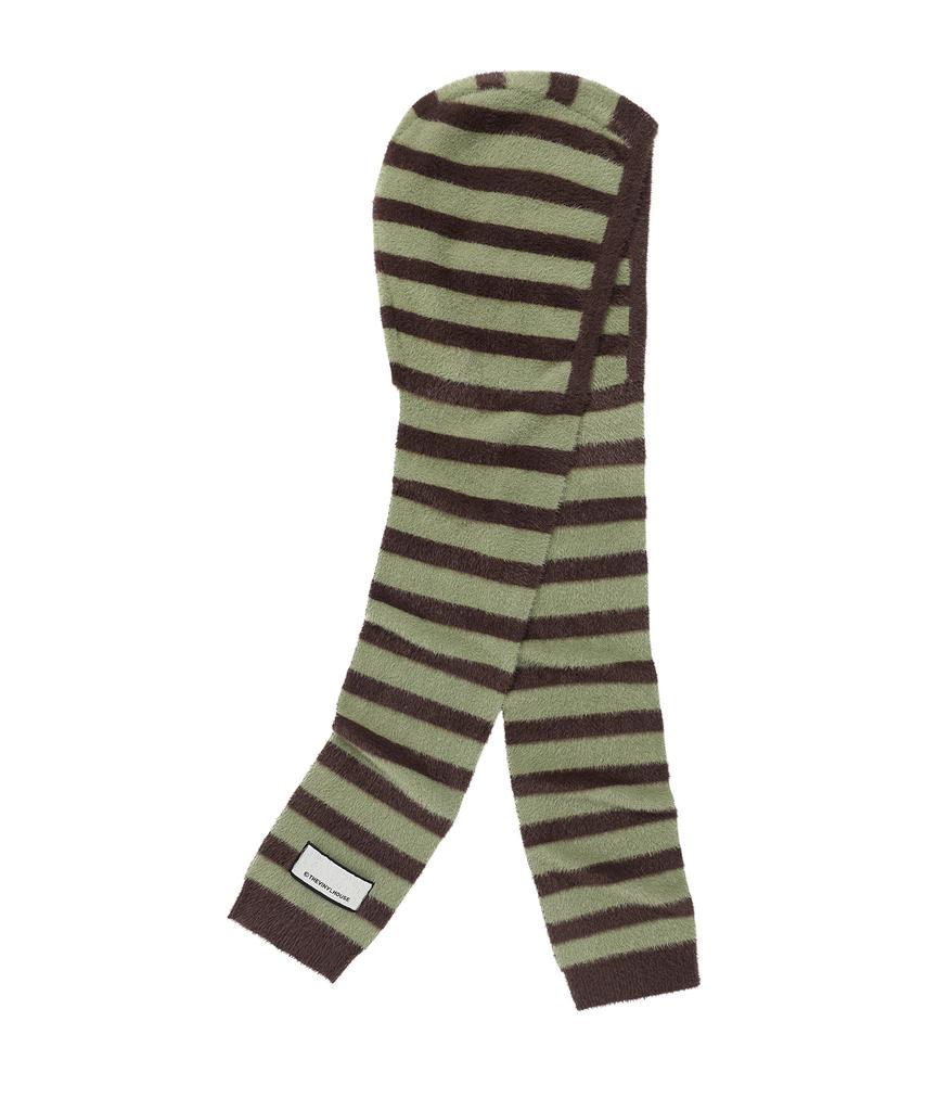 THEVINYLHOUSE Hooded Muffler Khaki