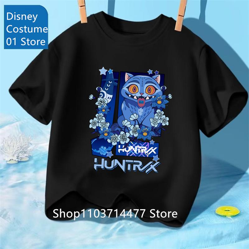 Hip Hop Kpop Lovci démonů Tričko kluk holky Vtipné Rumi Zoey Mira Trička Kreslené Korejské Ulzzang Dospívající Děti Crewneck Trička