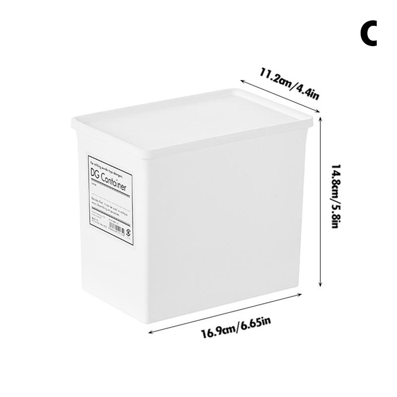 Household Washing Powder Laundry Powder Boxes Storage With Lid Storage Baskets Bottle Laundry Powder Box Organizer Container