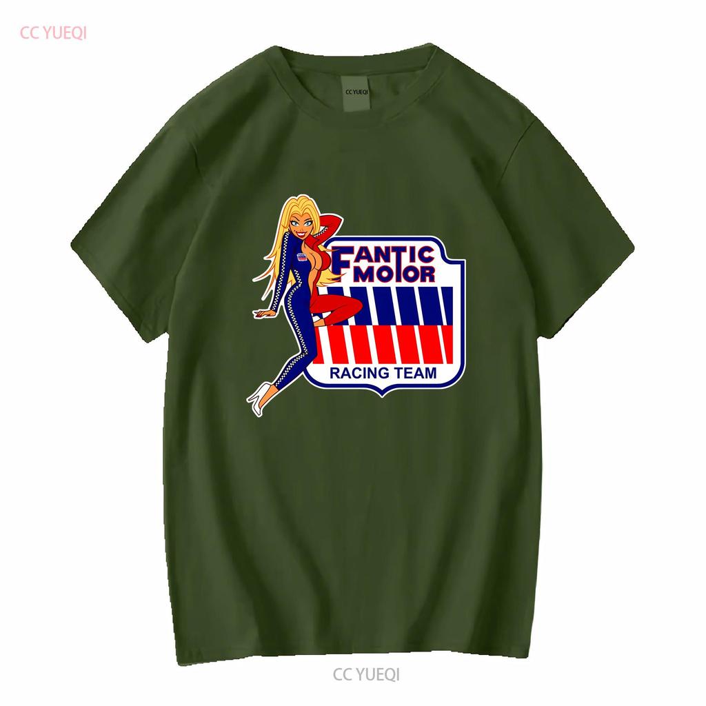 New T Shirt Fantic Motor Logo Funny Size S To 5XL Long or Short Sleeves Vintage Washed Comfortable Fashion