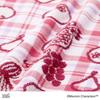 Moomin Checkered Fruit Little My Lunch Fluffy H23 x W33 x Bag, Pink, Cotton, 47-8317300, Approx. D11.5cm