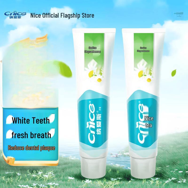 Nice Whitening & Fresh Breath Toothpaste Twin Pack