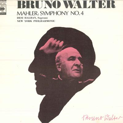 LP Record BRUNO WALTERNEW YORK PHILHARMONIC  Mahlersymphony No.4 SOCF122 CBS SONY  Japan Classical Used