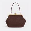 Borsa da sera irregolare di lusso Marca Design a conchiglia Raffinata borsa a tracolla da donna Grande capacità Borsa a mano clutch con fibbia tinta unita