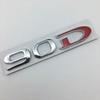 mghxj4 For Tesla MODEL 3 S X Y 75D 85D 90D 100D Rear Boot Trunk Tailgate Emblem Badge Sticker 3D Metal Car Styling Accessories
