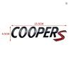3D ABS MINI Cooper S Bakluckeemblem Badge Bagagelucka Logotyp Dekaler Klistermärke För Mini Coopers R50 R52 R53 R56 R57 R58 R60 F55 F56
