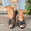 Fashion 2025 New Casual Beach Shoes Female Sandals Women Summer Comfortable Retro Fashion Wedges Designer Sandals Women Shoes for Women