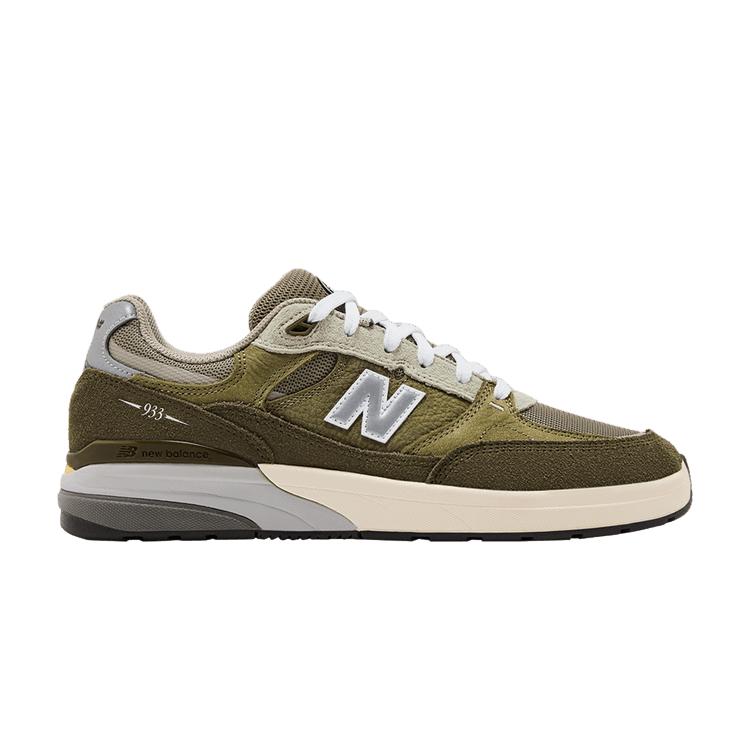 Herren Sneaker New Balance Numeric 933 Andrew Reynolds Oliv Oliv/Oliv 43 gray