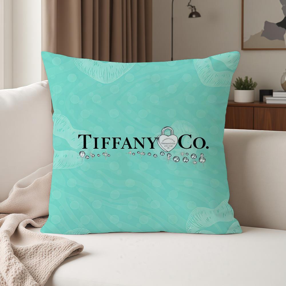 

Fashion T-Tiffany-y Blue Pillow Case Suitable For Bedrooms Living Rooms Cars Home Decoration 12x12Inch