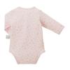 House Hot Set of 2 Long Sleeve Body Shirts [Miki Biscuits] (front Opening) 74-9935-579 (70cm, Pink)