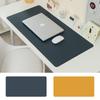 Simple Eye Protection Thickened Locking Edge Mouse Pad Large High-end Dirt-resistant Office Desk Pad Solid Color Waterproof Computer Mat