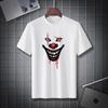 New Summer Men's Cute Smiling Face Printed T-shirt Young Men's Short Sleeves