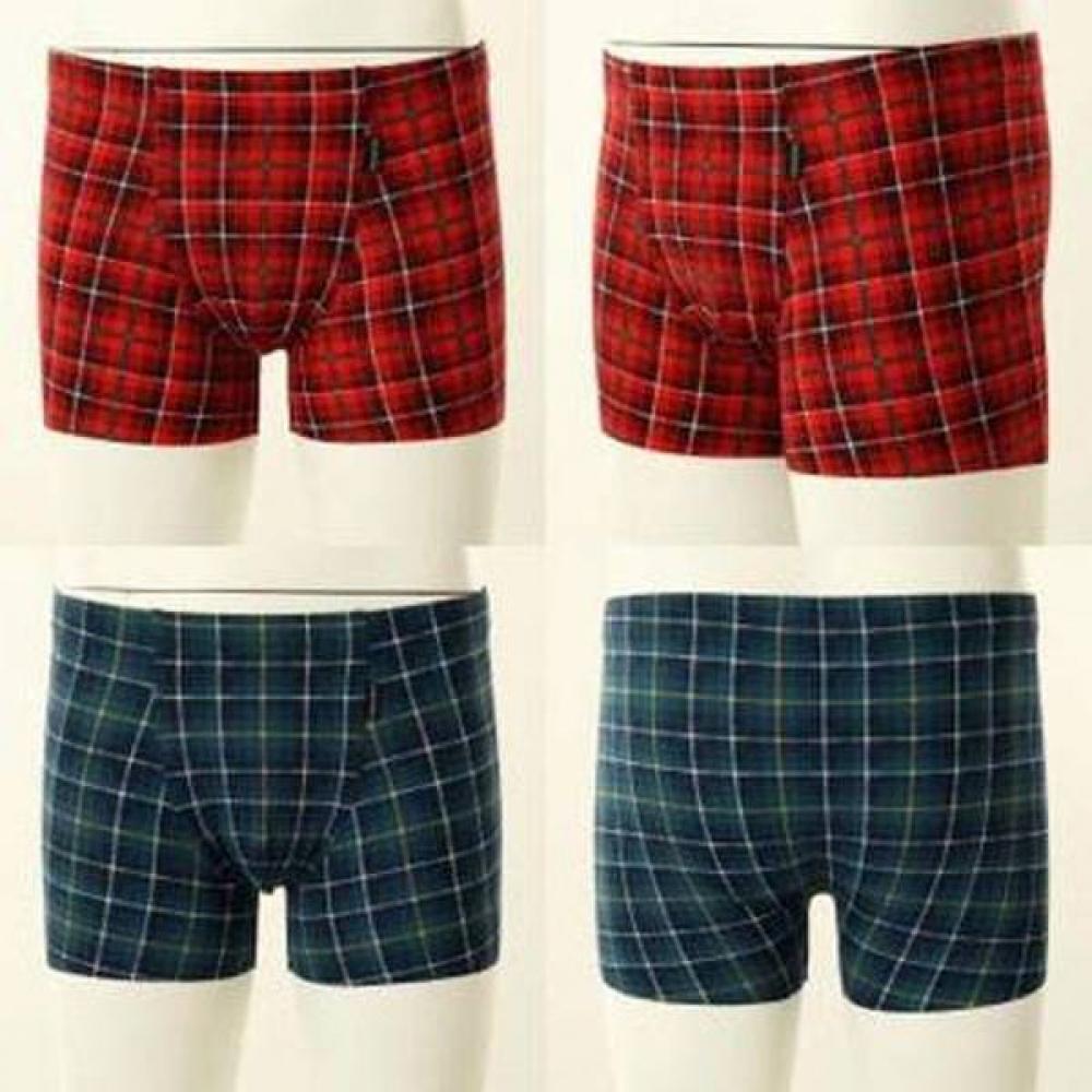 

Venus Soft And Clean Pre Cutting Span Check Printed Drawers 2 Pack Vmp7238h navy/marron/110