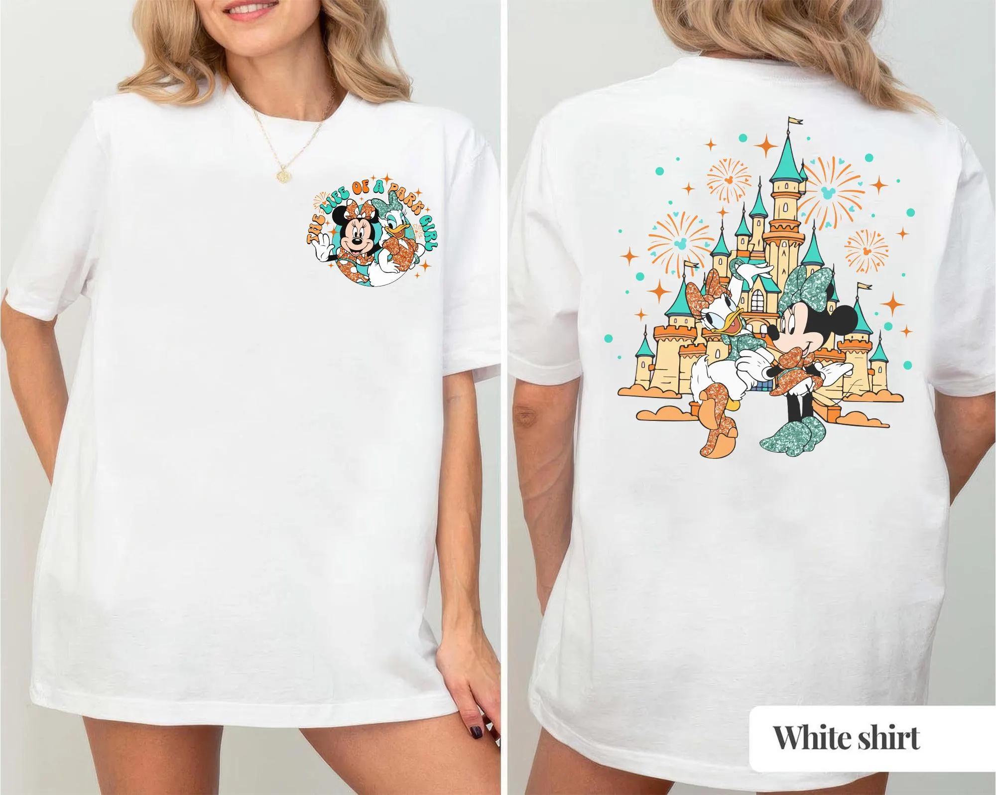 

2026 Summer Minnie Graphic Tshirt Unisex Unisex Fashion Cotton Quality Casual Loose Short Sleeve Classic Unisex S