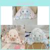 Japanese Lolita Bunny Plush Bag With Pearl Chain For Daily Fashion And Cute Storage
