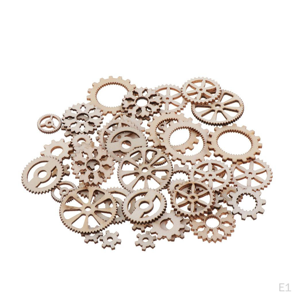 100x Unpainted Natural Wood for