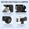 Smartphone Mount Tripod Stand for Pocket 3 Gimbal, Adjustable Angle Holder with AntiSlip Pad Teleprompter Mount