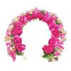 ANVIK Fancy Party Bridal Wedding Fabric/Artificial Rose Flower Bun Juda Hair Gajra for Women Flower Floral Hair Accessories for Women Veni for Hair