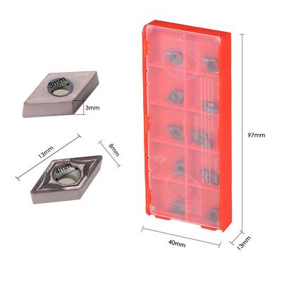 10 τεμ./κουτί DCMT070204 VP15TF DCMT21.51 Ένθετα καρβιδίου για Εργαλείο Τόρνου CNC