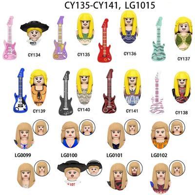 LG1015 Blocuri de construcție pentru fete Cărămizi de asamblat celebre Mini păpuși Prințesă Figurine de acțiune Jucării drăguțe Kawaii pentru copii Cadouri de Crăciun