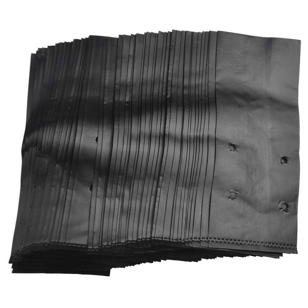 100PCS Nursery Bags Black PE Material Plant Grow Bags Pots Flower