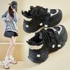 The New Dad Shoes Are Student Sports Running Casual Shoes with Thick Soles for Height Increase