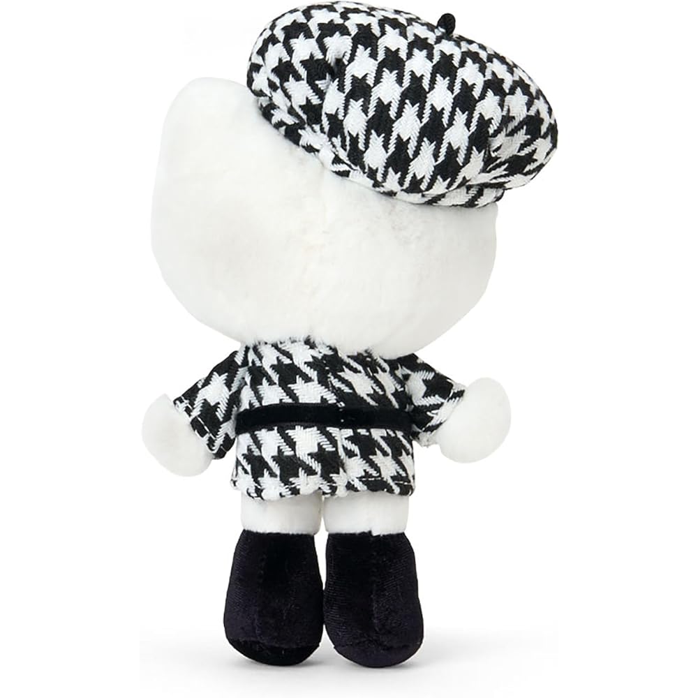 Sanrio Hello Kitty Monochrome Twin Outfit Mascot Holder for Ages 6 and Up