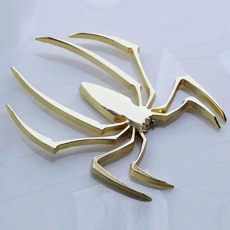 1PC Car Universal 3D Metal Three-dimensional Car Stickers Spider Auto Emblem Decal Car Styling Decoration Auto Exterior NEW