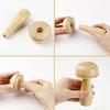 Thread Needle Holder Socks Patching Tool Darning Mushroom Wooden Darning Tool Sewing Accesaries